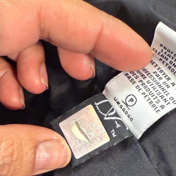 Black Quilted Leather Jacket - Picture 7 of 8